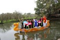 Asian group singing folk songs in folk festival