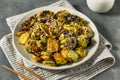 Asian Homemade Barbecue Brussel Sprouts