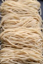 Asian Homemade Raw Noddle Royalty Free Stock Photo