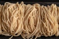 Asian Homemade Raw Noddle Royalty Free Stock Photo