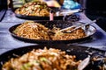 Asian, Indian and Chinese street food.