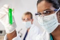 Asian Indian Female Scientist Researcher In Laboratory Royalty Free Stock Photo