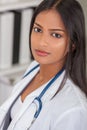 Asian Indian Female Woman Hospital Doctor Royalty Free Stock Photo