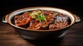 Asian-inspired Beef Stew In A Stylish Oriental Bowl