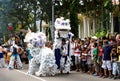 Asian Lion - dancers on carnival.