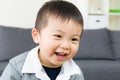 Asian little boy laugh Royalty Free Stock Photo