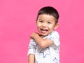 Asian little boy smile Royalty Free Stock Photo