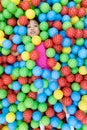 Asian Little Chinese Girl Playing with Colorful Plastic Balls