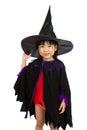 Asian Little Chinese Girl Wearing Halloween Costume Royalty Free Stock Photo