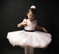 Asian little girl ballerina