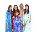 Asian Malay Parents With Daughters III Royalty Free Stock Photo