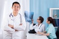 Asian male doctor in the office Royalty Free Stock Photo