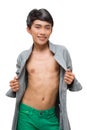 Asian male fashion model