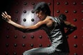 Asian Man In Fighting Action Royalty Free Stock Photo