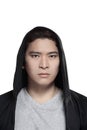 Asian man in hoodie shirt Royalty Free Stock Photo