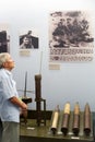 Asian man at War Remnants Museum, Saigon