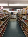 Asian market aisle