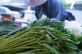 Asian markets vegetables, fruits, herbs