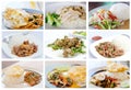 Asian meal set Royalty Free Stock Photo