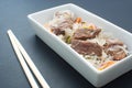 Asian meat with glass noodles Royalty Free Stock Photo