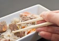 Asian meat with glass noodles Royalty Free Stock Photo