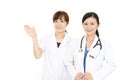 Asian medical doctor and nurse