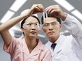 Asian medical professionals at work Royalty Free Stock Photo