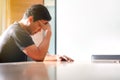 Asian men have stress Headache