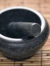 Asian mortar and pestle