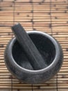 Asian mortar and pestle