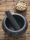 Asian mortar and pestle