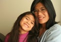 Asian mother and daughter Royalty Free Stock Photo