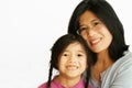 Asian mother with her daughter Royalty Free Stock Photo