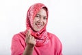Asian muslim business women wearing hijab