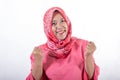 Asian muslim business women wearing hijab