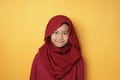 Asian Muslim Teenage Girl Wearing Hijab Smiling at Camera Royalty Free Stock Photo