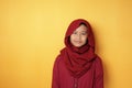 Asian Muslim Teenage Girl Wearing Hijab Smiling at Camera Royalty Free Stock Photo