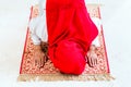 Asian Muslim woman praying Royalty Free Stock Photo