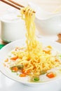 Asian noodle soup Royalty Free Stock Photo