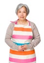 Asian old housewife