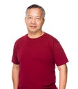 Asian old man Royalty Free Stock Photo