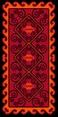 Asian ornaments collection. Historically ornamental of nomadic people. It based on real-Kazakh carpets of felt and wool.