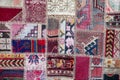 Asian patchwork carpet in Istanbul, Turkey