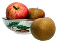 Asian Pear & Fruit Bowl Royalty Free Stock Photo