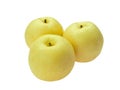 Asian pears trinity Royalty Free Stock Photo