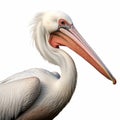 Realistic Pelican Close-up: 3d Rendering Stock Photo Royalty Free Stock Photo