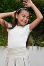 A Dancing Pretty Philippina Girl Standing