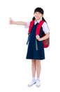 Asian primary student Royalty Free Stock Photo