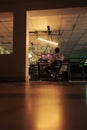 Asian programmer solving data leak problem, computer system hacking Royalty Free Stock Photo