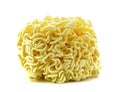 Asian ramen instant noodles isolated on white background Royalty Free Stock Photo